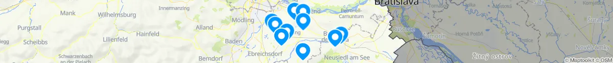 Map view for Pharmacies emergency services nearby Trautmannsdorf an der Leitha (Bruck an der Leitha, Niederösterreich)